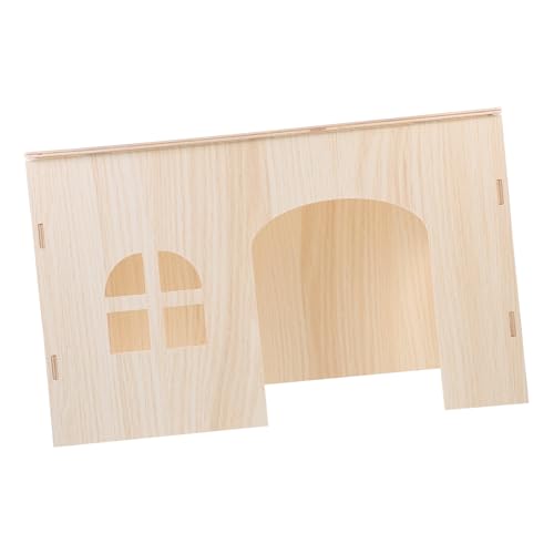 VILLFUL Guinea Pig Hideout aus Holz Multifunktionale Hütte für Meerschweinchen Hamster und Kleintiere Sicheres und Stabiles Versteck Ausruhen und Schlafen für Käfige und Gehege VILLFUL Guinea Pig Hideout aus Holz Multifunktionale Hütte für Meerschweinchen Hamster und Kleintiere Sicheres und Stabiles Versteck Ausruhen und Schlafen für Käfige und Gehege von VILLFUL
