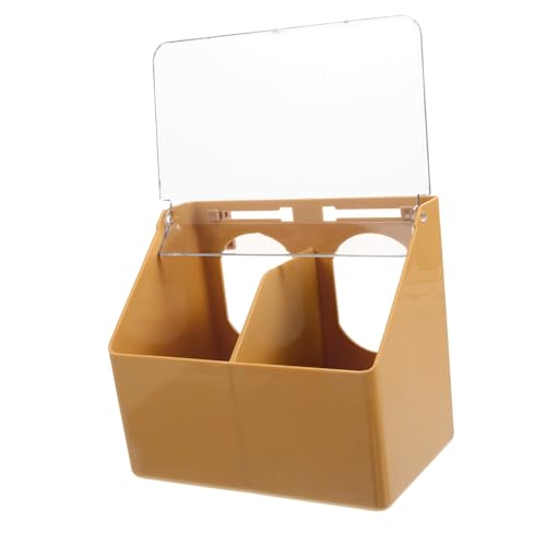 VILLFUL Hängebox, Futtertrog, Futterspender, Käfig, Taubenfutterspender, Sittichkäfig Zubehör, Taubenfutterbehälter, Sittichfutterspender Für Vogelkäfig, Sittichkäfig Futterspender, von VILLFUL