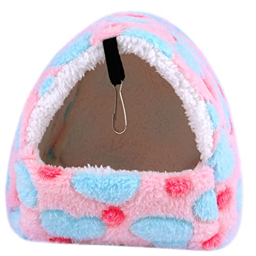 VILLFUL Hängende Hamsterhängematte, Warmes Hängendes Haustierbett, Baumwollhängebett Für Haustiere, Hamsterzubehör Für Käfige, Baumwollhängematte, Meerschweinchenbett, Hängendes von VILLFUL