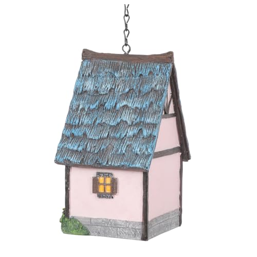 VILLFUL Hängendes Vogelhaus aus Kunstharz Dekorative Vogelhaus Dekoration für Garten und Innenhof Wetterbeständig Leichtes Design für Vogelliebhaber und Naturliebhaber VILLFUL Hängendes Vogelhaus aus Kunstharz Dekorative Vogelhaus Dekoration für Garten und Innenhof Wetterbeständig Leichtes Design für Vogelliebhaber und Naturliebhaber von VILLFUL