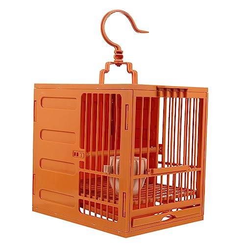 VILLFUL Halboffener Vogelkäfig mit Hohldesign Große Vogeldusche und Bruthaus für Papageien und Kleine Vögel Luftzirkulierendes Sicheres Vogelhaus mit Glatten Kanten Einfach zu Montieren von VILLFUL