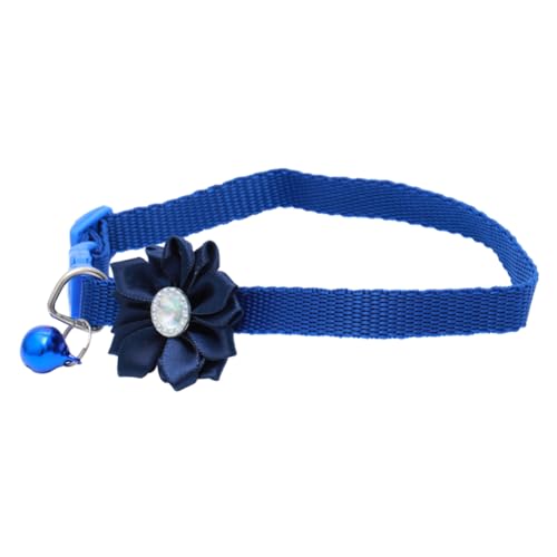 VILLFUL Halsband für Katze Wurfhalsbänder Katzenhalsband Bandana Verstellbares Haustierhalsband Blumenmuster Halsband für Haustiere Etiketten Welpe Glockenhalsband für Haustiere Halloween von VILLFUL