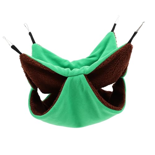 VILLFUL Warme Hängematte Für Kleintiere Haustierkäfig-Bett Bequeme Plüschhängematte Kleintier-Nest Robustes Schlafbett von VILLFUL