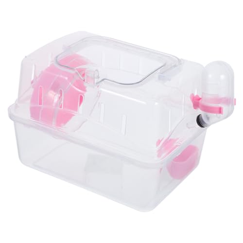 VILLFUL Hamster Außenkäfig, Igelkäfig, Hamster Reisebehälter, Hamster Tragekäfig, Hamster Reisekäfig, Transportkäfig Für Kleine Haustiere, Meerschweinchen Reisekäfig, Mäusekäfig, Hamster von VILLFUL