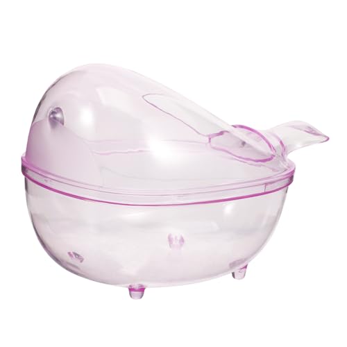 VILLFUL Hamster Badebehälter Sandbad für Rennmäuse Transparentes Badezimmer für Kleine Haustiere Abgerundete Kanten zu Reinigen für Sicheres und Pflege VILLFUL Hamster Badebehälter Sandbad für Rennmäuse Transparentes Badezimmer für Kleine Haustiere Abgerundete Kanten zu Reinigen für Sicheres und Pflege von VILLFUL