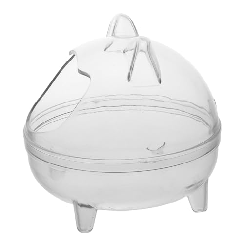 VILLFUL Hamster Badezimmer Toilette Hamsterbadezubehör Mäuse Badbehälter Hamstersandbadbadewanne Kleines Tierkäfigzubehör Kleine Haustierbadewanne Badzubehör für Hamster Abs Transparent VILLFUL Hamster Badezimmer Toilette Hamsterbadezubehör Mäuse Badbehälter Hamstersandbadbadewanne Kleines Tierkäfigzubehör Kleine Haustierbadewanne Badzubehör für Hamster Abs Transparent von VILLFUL