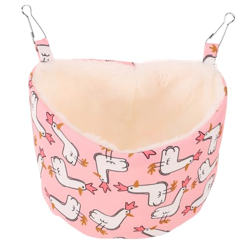 VILLFUL Hamster-hängematte Für Kleintiere Warmes Frettchenbett Hängende Stoffnester Für Käfig Gemütlicher Schlafplatz Für Meerschweinchen von VILLFUL