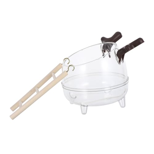 VILLFUL Hamster Sandbad Container mit Leiter Transparente Sandbad Box für Hamster Multifunktional als Toilette und Brutkasten für Kleine Tiere Fördert Natürliche Grab und Badeverhalten VILLFUL Hamster Sandbad Container mit Leiter Transparente Sandbad Box für Hamster Multifunktional als Toilette und Brutkasten für Kleine Tiere Fördert Natürliche Grab und Badeverhalten von VILLFUL
