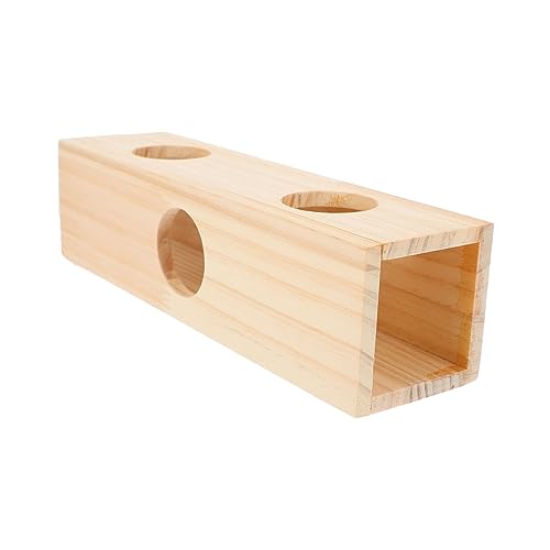 VILLFUL Tunnelspielzeug Für Hamster Kletter Maze Für Kleine Haustiere Interaktive Aktivitätsplattform Fördert Erkundung Und Spiel Ideales Holzspielzeug Für Nager von VILLFUL