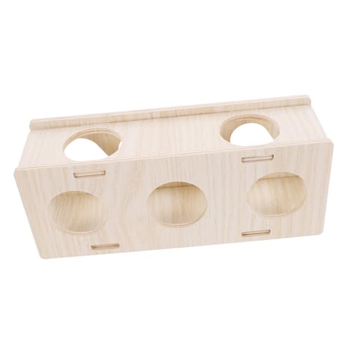 VILLFUL Hamster Tunnel Holz Versteckspielzeug für Kleine Haustiere Wie Meerschweinchen und Rennmäuse Sicheres Glattes Tunnelsystem für Bewegung und Spielerische Erkundung im Käfig VILLFUL Hamster Tunnel Holz Versteckspielzeug für Kleine Haustiere Wie Meerschweinchen und Rennmäuse Sicheres Glattes Tunnelsystem für Bewegung und Spielerische Erkundung im Käfig von VILLFUL