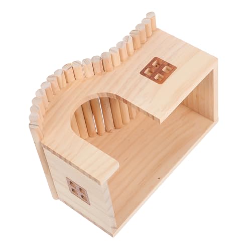 VILLFUL Hamster Versteck Haus aus Naturholz Sicheres Versteck für Hamster und Meerschweinchen Dekoratives und Pflegeleichtes Häuschen Mittlere Fördert Wohlbefinden und Aktivität Kleiner VILLFUL Hamster Versteck Haus aus Naturholz Sicheres Versteck für Hamster und Meerschweinchen Dekoratives und Pflegeleichtes Häuschen Mittlere Fördert Wohlbefinden und Aktivität Kleiner von VILLFUL