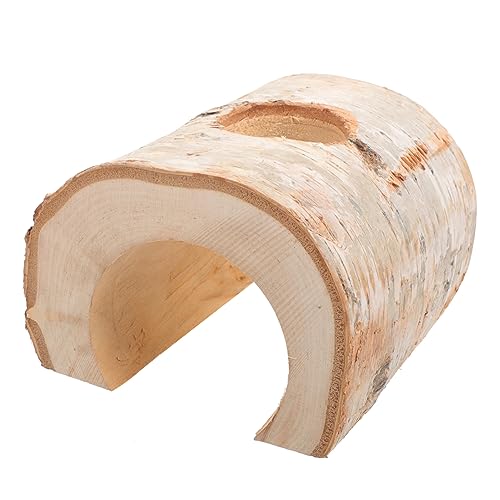VILLFUL Hamster Verstecktunnel aus Natürlichem Birkenholz Robustes Holzspielzeug für Hamster Rennmäuse und Kleine Kleintiere Vielseitiger Unterschlupf und Klettermöglichkeit ca Breit VILLFUL Hamster Verstecktunnel aus Natürlichem Birkenholz Robustes Holzspielzeug für Hamster Rennmäuse und Kleine Kleintiere Vielseitiger Unterschlupf und Klettermöglichkeit ca Breit von VILLFUL
