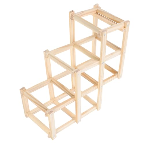 VILLFUL Kleintierspielzeug Aus Holz Für Hamster Ratten Meerschweinchen Kletterleiter Und Versteck Für Käfig Natürliche Beschäftigungsmöglichkeit Für Haustiere Installieren Reinigen VILLFUL Kleintierspielzeug Aus Holz Für Hamster Ratten Meerschweinchen Kletterleiter Und Versteck Für Käfig Natürliche Beschäftigungsmöglichkeit Für Haustiere Installieren Reinigen von VILLFUL