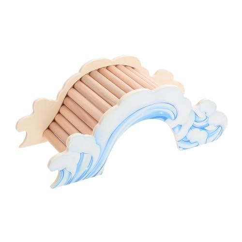 VILLFUL Entzückendes Chinchilla-Spielzeug zum Stressabbau Holzleiter für Kleintiere VILLFUL Entzückendes Chinchilla-Spielzeug zum Stressabbau Holzleiter für Kleintiere von VILLFUL