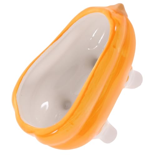 VILLFUL Kerntyp Keramische Hamster-badewanne Im Kürbis-Design Niedliches Badezimmer Für Zwerghamster Für Sandbäder Und Pflege VILLFUL Kerntyp Keramische Hamster-badewanne Im Kürbis-Design Niedliches Badezimmer Für Zwerghamster Für Sandbäder Und Pflege von VILLFUL