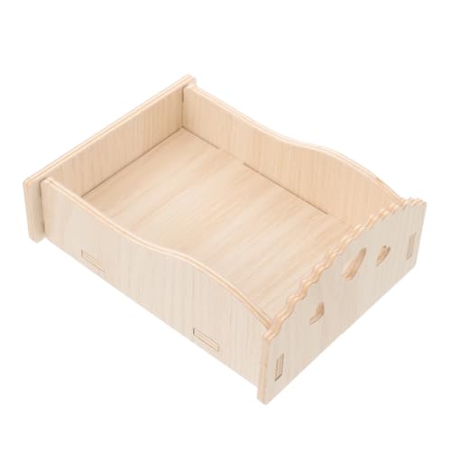 VILLFUL Holzbett Für Kleine Haustiere Geeignet Für Meerschweinchen Hamster Und Zwergkaninchen Als Schlaf Oder Spielplatz Einfach Aufzubauen Und Langlebig in Holzmaterial VILLFUL Holzbett Für Kleine Haustiere Geeignet Für Meerschweinchen Hamster Und Zwergkaninchen Als Schlaf Oder Spielplatz Einfach Aufzubauen Und Langlebig in Holzmaterial von VILLFUL