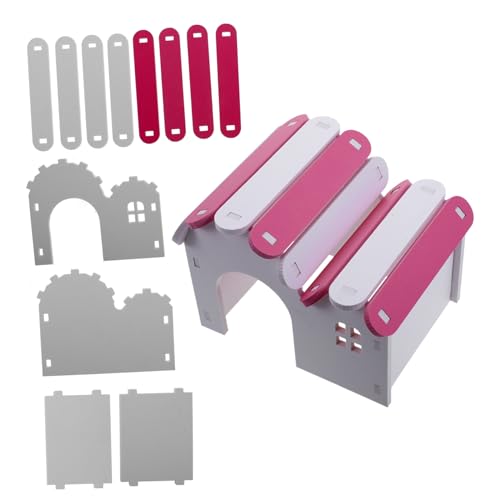 VILLFUL Hamstermöbel Bett für Hamster verstecktes Nest PVC-Material Schlafvilla für kleinen Haustier-Privatraum VILLFUL Hamstermöbel Bett für Hamster verstecktes Nest PVC-Material Schlafvilla für kleinen Haustier-Privatraum von VILLFUL