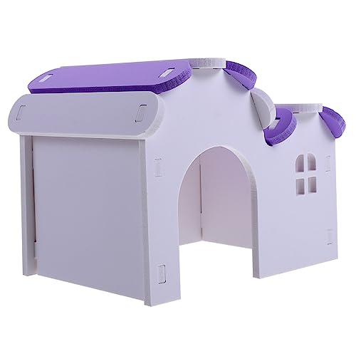 VILLFUL Hamsterhaus aus PVC-Material Hamster-Schlafhaus versteckte Villa langlebig kein seltsamer Geruch lustige Villa-Form VILLFUL Hamsterhaus aus PVC-Material Hamster-Schlafhaus versteckte Villa langlebig kein seltsamer Geruch lustige Villa-Form von VILLFUL