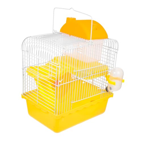 VILLFUL Meerschweinchen Käfig Hamsterhaus Kleintierkäfig Rattenkäfig Chinchillakäfig Cartoon-hamsterzimmer Hamsterversteck Material Zum Zähneknirschen Warm Und Kühles Haus Für Haustiere von VILLFUL