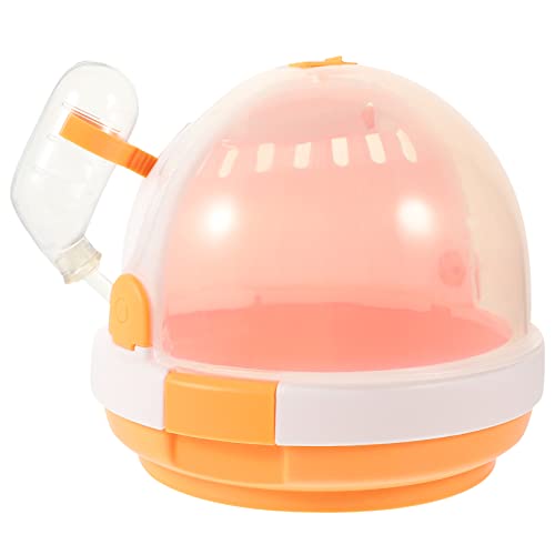 VILLFUL Hamsterkäfig Zum Mitnehmen, Haustierkäfig Für Draußen, Transportkäfig Für Kleine Haustiere, Hamster Reisekäfig, Hamster Tragetasche, Tragbarer Hamster Transportbehälter, Hamster von VILLFUL