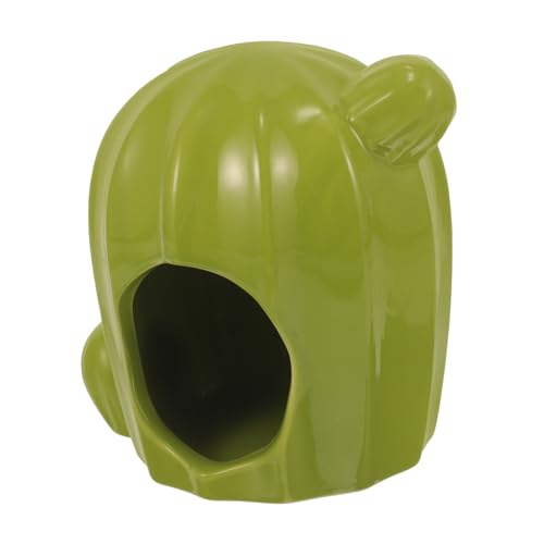 VILLFUL Hamster Hideout Keramikhaus Für Kleine Haustiere Süßes Kaktusdesign Kühlendes Hamsternest Für Schlaf Und Spielplatz Sichere Und Leicht Zu Reinigende Unterkunft VILLFUL Hamster Hideout Keramikhaus Für Kleine Haustiere Süßes Kaktusdesign Kühlendes Hamsternest Für Schlaf Und Spielplatz Sichere Und Leicht Zu Reinigende Unterkunft von VILLFUL