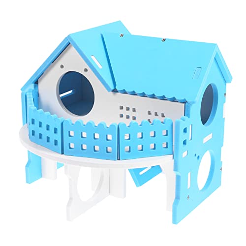 VILLFUL Hamsterversteck Doppelschichtig Villa Lustiges Spielhaus Bequemes Nest Aus PVC für Gesunde Hamster VILLFUL Hamsterversteck Doppelschichtig Villa Lustiges Spielhaus Bequemes Nest Aus PVC für Gesunde Hamster von VILLFUL
