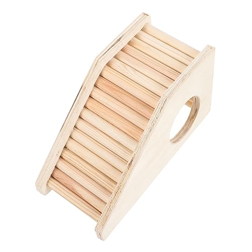 VILLFUL Hamsterspielzeug Hamsternest Leiter Kletterspielzeug Hamsterhütte Hamsterkäfige Kleintiere Leiter Holz Hamsterversteck Hamsterversteck Hamsterspiele Hamsterhäuser Rennmaushaus von VILLFUL