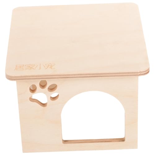 VILLFUL Hölzernes Hamsterversteck Lebensraum Hölzernes Hamsterhaus Für Chinchilla Zwerghamster Spielhaus VILLFUL Hölzernes Hamsterversteck Lebensraum Hölzernes Hamsterhaus Für Chinchilla Zwerghamster Spielhaus von VILLFUL
