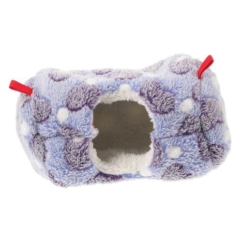 VILLFUL Hamsternest Aus Plüsch Hängematte Für Kleine Haustiere Schlafhaus Mit Versteckfunktion Geeignet Für Hamster Meerschweinchen Und Papageien von VILLFUL