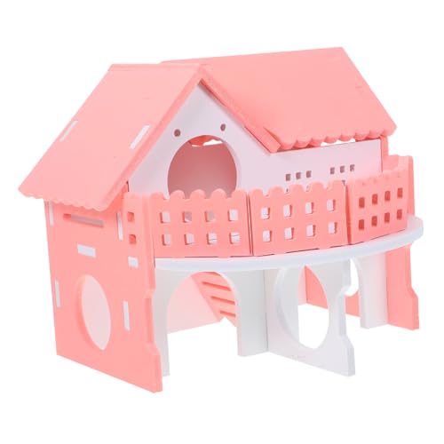 VILLFUL Hamsterversteck Doppellagiges Hamsterhaus Spielzeug für Chinchillas und Meerschweinchen Gemütliches Rückzugsort aus Langlebigem Material VILLFUL Hamsterversteck Doppellagiges Hamsterhaus Spielzeug für Chinchillas und Meerschweinchen Gemütliches Rückzugsort aus Langlebigem Material von VILLFUL