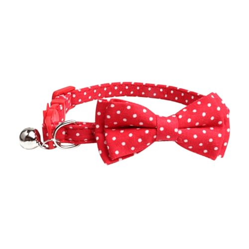 VILLFUL Katzenhalsband Fliege Mit Glöckchen Hundehalsband Für Haustier Robustes Material Passend Für Hunde Und Katzen Accessoire Für Fotos VILLFUL Katzenhalsband Fliege Mit Glöckchen Hundehalsband Für Haustier Robustes Material Passend Für Hunde Und Katzen Accessoire Für Fotos von VILLFUL
