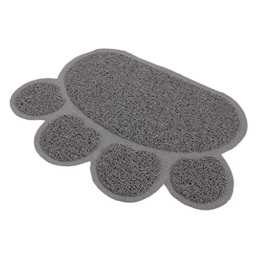 VILLFUL Haustier Katzenstreu Matte rutschfeste Verschleißfeste Katzentoilette Matte mit Kratzfestem Material Leicht zu Reinigen Schutz für Boden und Pfoten von VILLFUL