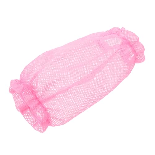 VILLFUL Haustier- -Repellent-Ohrhüllen Welpenohrabdeckung Schals für Hunde Welpenschal atmungsaktiven Ohrschützer für Welpen bequemer Hundeschal Hülsenverpackungskappe Netz Rosa von VILLFUL