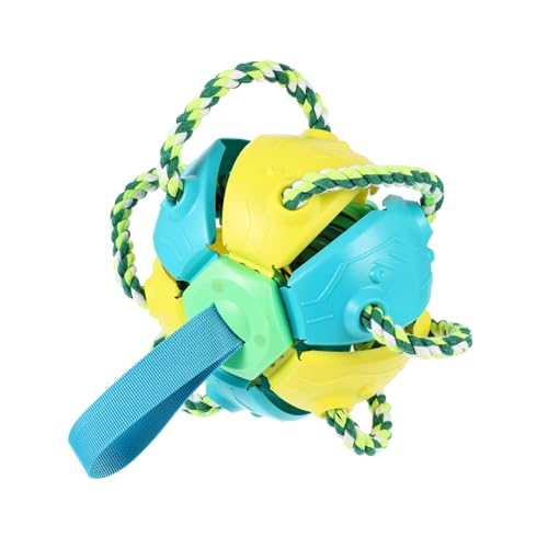 VILLFUL Interaktives Haustier Spielzeug Hund Flying Disc Werfen Spielzeug Hund Spielzeug Gelb Blau 1pc VILLFUL Interaktives Haustier Spielzeug Hund Flying Disc Werfen Spielzeug Hund Spielzeug Gelb Blau 1pc von VILLFUL