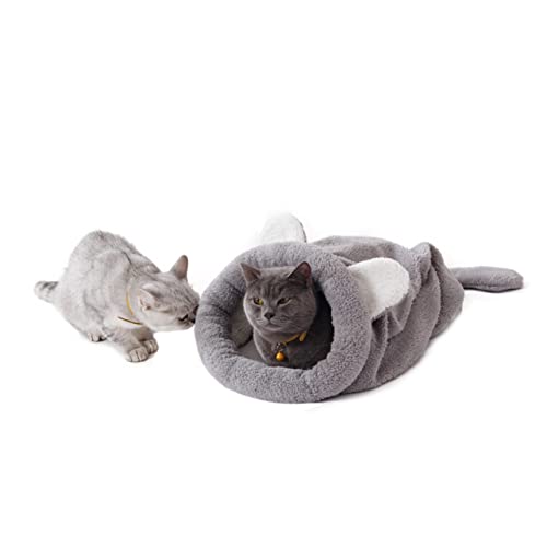 VILLFUL Mini-Stil Haustier Bett Katze Hund Wärme Schlafsack Weiche Kissen Zwinger L Größe Grau VILLFUL Mini-Stil Haustier Bett Katze Hund Wärme Schlafsack Weiche Kissen Zwinger L Größe Grau von VILLFUL