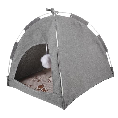 VILLFUL Haustier Zelt für Katzen und Hunde Atmungsaktives und Bequemes Sommer Nest für Drinnen und Draußen Sicheres und Sicheres Zuhause für Ihre Haustiere Einfach zu Transportieren von VILLFUL