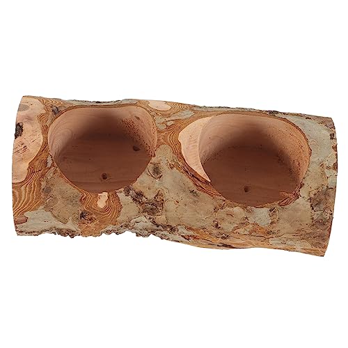 VILLFUL Natürlicher Futternapf aus Holz für Hamster und Meerschweinchen Doppelfach Material Apfelholz leicht zu reinigen Futternapf für Haustiere VILLFUL Natürlicher Futternapf aus Holz für Hamster und Meerschweinchen Doppelfach Material Apfelholz leicht zu reinigen Futternapf für Haustiere von VILLFUL