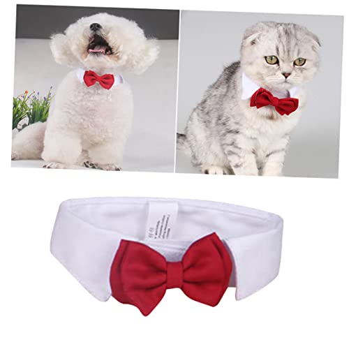 VILLFUL Katzenhalsband Haustier-katzenhalsband Mit Schleife Größe S Modische Baumwollkrawatte Für Outdoor-aktivitäten von VILLFUL