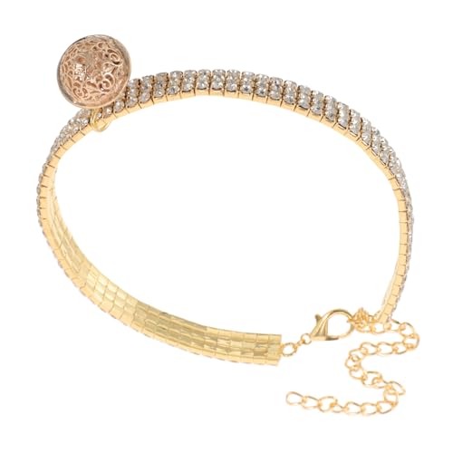 VILLFUL Haustierhalsband Katzenkettenzubehör dekoratives Hundehalsband Dickes Hundehalsband Anhänger für Haustierkragen Einstellbarer Kragen für Hund Halsband für Hunde Metall Golden VILLFUL Haustierhalsband Katzenkettenzubehör dekoratives Hundehalsband Dickes Hundehalsband Anhänger für Haustierkragen Einstellbarer Kragen für Hund Halsband für Hunde Metall Golden von VILLFUL