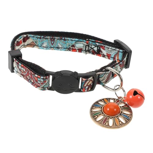 VILLFUL Katzenhalsband Mit Glöckchen Verstellbares Welpenhalsband Haustierhalsband Für Party Dekoratives Halsband Für Feiertage von VILLFUL