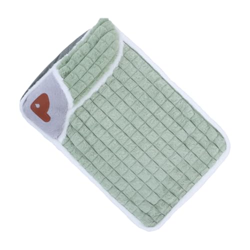 VILLFUL Haustiermatte Schlafunterlage für Welpen Kissenbett für Haustiere Flauschige Hundehüttenunterlage hundebett Matte Hundeschlafsofa Hund schlafmatte Hundebettwäsche Stoff Hellgrün VILLFUL Haustiermatte Schlafunterlage für Welpen Kissenbett für Haustiere Flauschige Hundehüttenunterlage hundebett Matte Hundeschlafsofa Hund schlafmatte Hundebettwäsche Stoff Hellgrün von VILLFUL