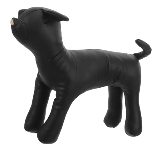 VILLFUL Haustiermodell, Hundekleidung, Schaufensterpuppen, Stehende Modelle, Hundemodell Aus Pu Leder Für Die Ausstellung, Hundeschaufensterpuppen, Bühnenrequisiten, Haustier von VILLFUL