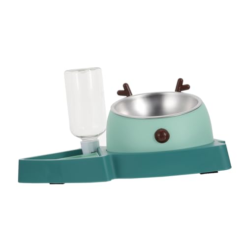 VILLFUL Automatischer Futternapf für Haustiere langsamer Futterspender für Hunde schwimmender Hundenapf Wasserspender leicht zu reinigen Grün VILLFUL Automatischer Futternapf für Haustiere langsamer Futterspender für Hunde schwimmender Hundenapf Wasserspender leicht zu reinigen Grün von VILLFUL