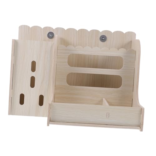 VILLFUL Heu Futterspender Für Kaninchen Und Meerschweinchen, Kaninchen Futterspender, Hasen Futterspender, Holzhalter, Hasen Futterhalter, Kaninchen Halter Für Kaninchen, Kaninchen von VILLFUL