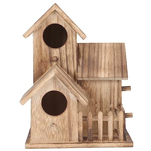 VILLFUL Holz Vogelhaus für Wellensittiche Stilvolles Nisthaus für Garten Außenbereich Design für Vogelbrut und Multifunktionale Unterkunft für Ihre Gefiederten Freunde VILLFUL Holz Vogelhaus für Wellensittiche Stilvolles Nisthaus für Garten Außenbereich Design für Vogelbrut und Multifunktionale Unterkunft für Ihre Gefiederten Freunde von VILLFUL