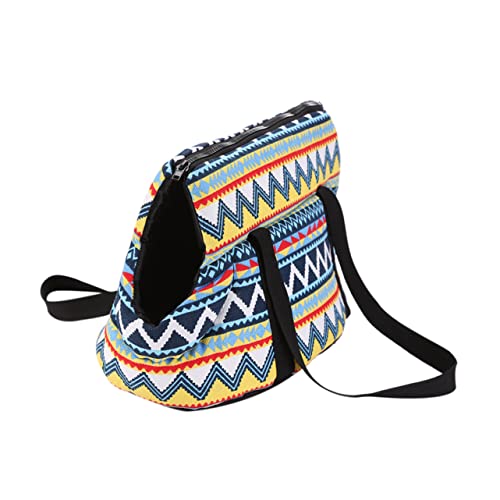 VILLFUL Hund Umhängetasche Haustier Hundeträger Tragetuch Für Hunde Pet Sling Carrier Tasche Tragetasche Für Hunde Pet Schulter Tasche Retro-Rucksack Hunderucksack Klein Koffer Reisen von VILLFUL