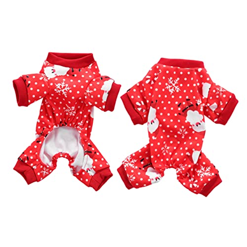 VILLFUL Hund Weihnachtstuch Welpenkleidung für ädchen Welpen-Outfits spazieren gehen joggingleine Nachthemd Pullover Hundekleidung Haustierkleidung Elch Pyjama Weihnachtskostüme rot VILLFUL Hund Weihnachtstuch Welpenkleidung für ädchen Welpen-Outfits spazieren gehen joggingleine Nachthemd Pullover Hundekleidung Haustierkleidung Elch Pyjama Weihnachtskostüme rot von VILLFUL