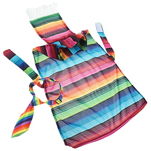 VILLFUL Mexikanischer Hundekostüm Mit Partythema Dekorativer Mehrfarbiger Haustierponcho Langlebige Hundekleidung Für Feiertage VILLFUL Mexikanischer Hundekostüm Mit Partythema Dekorativer Mehrfarbiger Haustierponcho Langlebige Hundekleidung Für Feiertage von VILLFUL