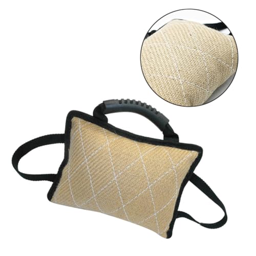VILLFUL Hundebiss Kissen mit Griffen Robust und Vielseitig für Outdoor Training Geeignet für Welpen und Erwachsene Hunde aus Strapazierfähigem Leinenmaterial rutschfeste VILLFUL Hundebiss Kissen mit Griffen Robust und Vielseitig für Outdoor Training Geeignet für Welpen und Erwachsene Hunde aus Strapazierfähigem Leinenmaterial rutschfeste von VILLFUL