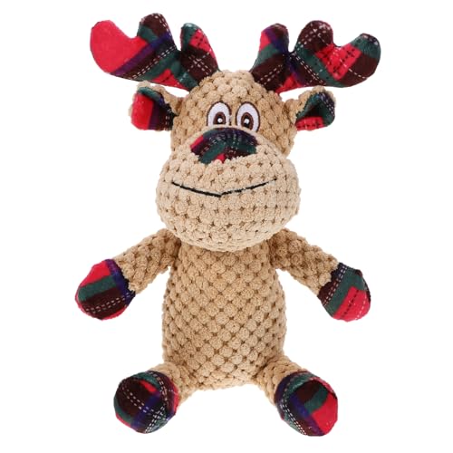 VILLFUL Weihnachtselch-Hundespielzeug quietschendes Hundekauspielzeug Hundezahnspielzeug Elch-Plüschspielzeug für Hunde VILLFUL Weihnachtselch-Hundespielzeug quietschendes Hundekauspielzeug Hundezahnspielzeug Elch-Plüschspielzeug für Hunde von VILLFUL